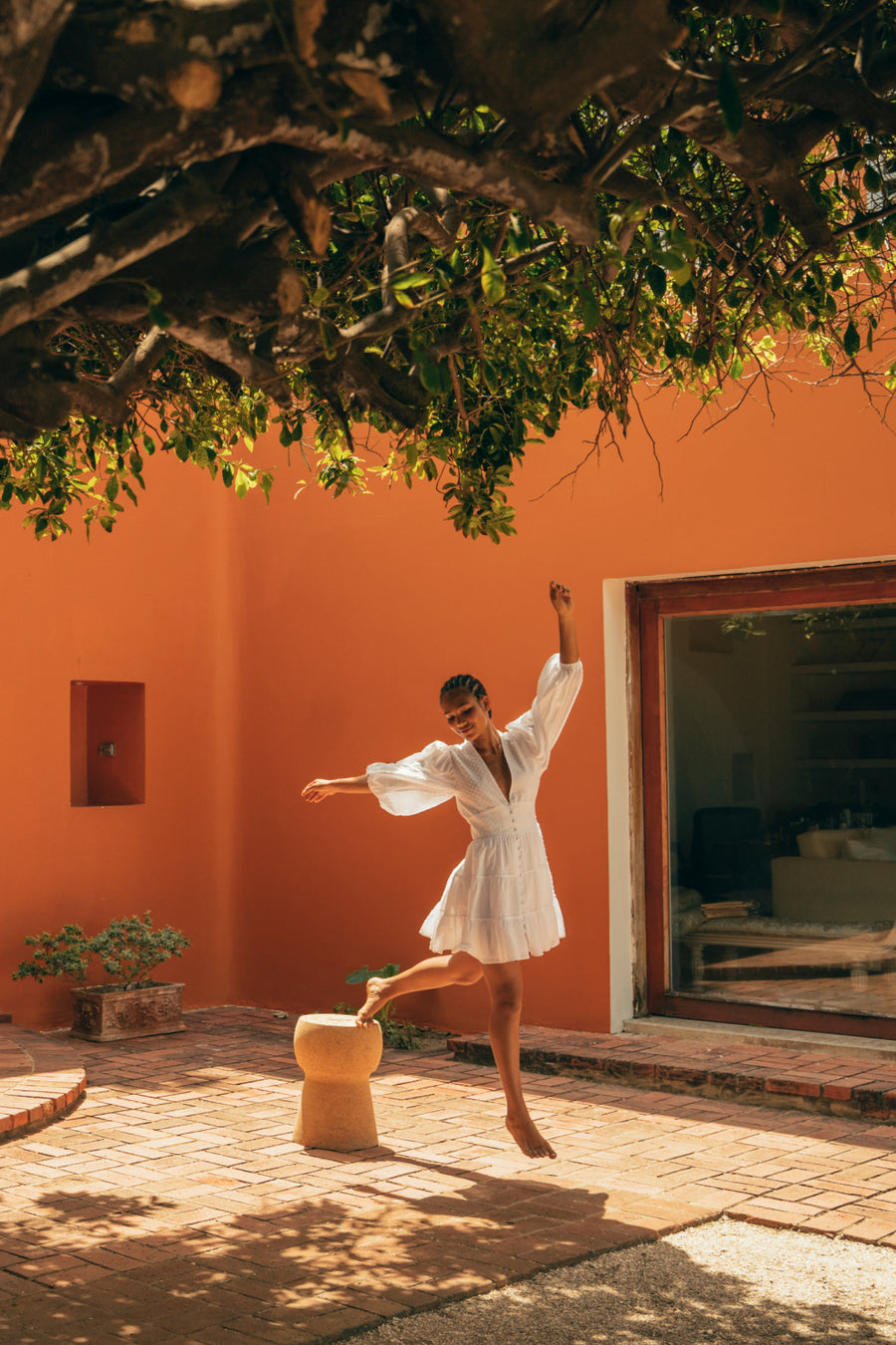 ESPUMA COTTON MINI DRESS
